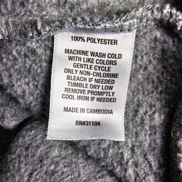 Crown & Ivy Fleece Crew Neck Gray Pull Over Sweatshirt - Picture 5 of 5